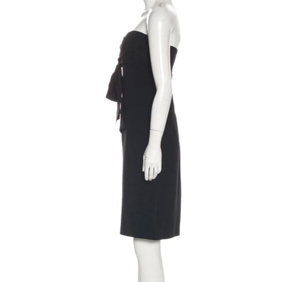 Red Valentino bow strapless dress - Picture 2 of 6